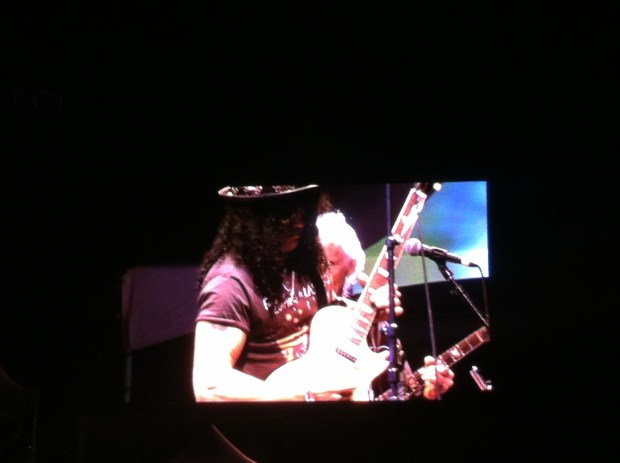 I even got to see a living legend, a guitar god, rock royalty. SLASH. 