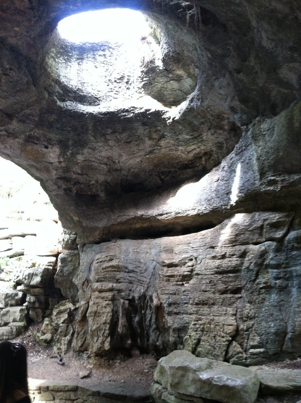 the cavern stays around 68 degrees so in other words this is the cool place to be in the summer in TX