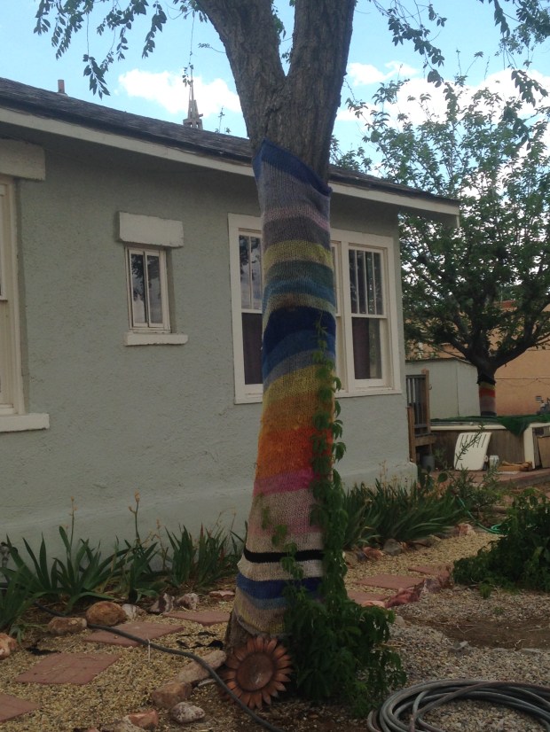 Yarn bomb!